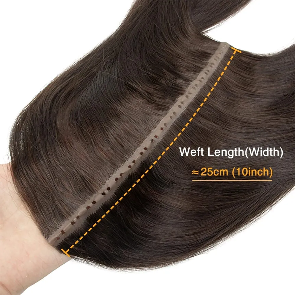 XO Twin Tabs Butterfly Hair Weft Extensions Human Hair Double Injected PU Weft Hole Flat Twin Tabs Real Natural Microlink Hair — image 4