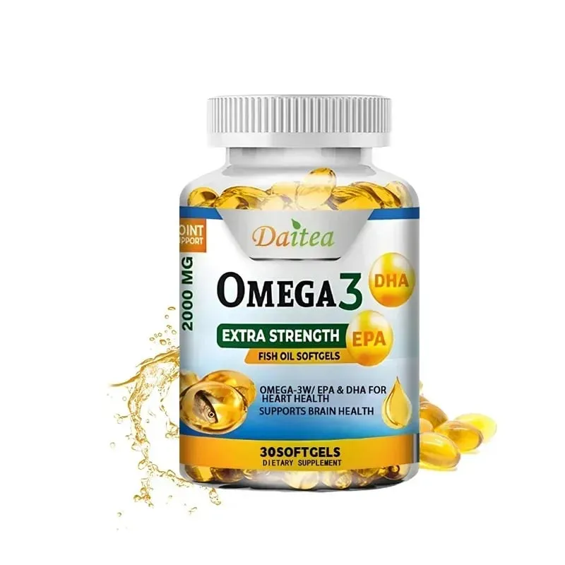Ang Omega 3 Fish Oil 2000mg Softgels na may EPA at DHA ay sumusuporta sa Heart Brain Joint at Eye Health ay nagpapalakas ng Nerve Function at Immunity — image 8