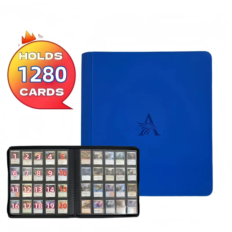 Premium 20 Pocket Card Binder –1280 Collection Binder Folder Card Album Card Holder Fit for TCG & Sports Cards. Collector's Drea — image 10