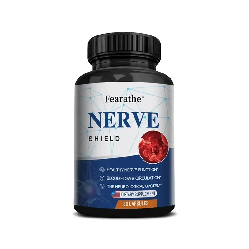Nerve Support Supplement - B Vitamins Supports Nerve & Brain Function Neurotransmitters Blood Circulation & Joint Health — image 8