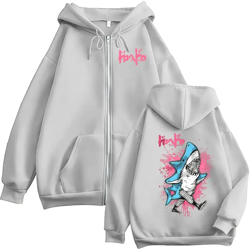 Japanese Anime Dorohedoro Kaiman Zipper Hoodie Men's Women harajuku Vintage Long Sleeve Oversized Jacket Sweatshirts Streetwear — image 7