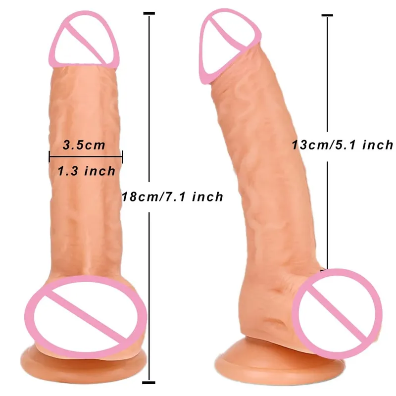 Makatotohanang G-Spot Dildo na may Suction Cup Mahabang Penis Anal Dildos Mga Matanda na Mga Laruan sa Pagtatalik para sa Babae Lalaki Gay Strapon Dick Vagina Stimulator — image 6