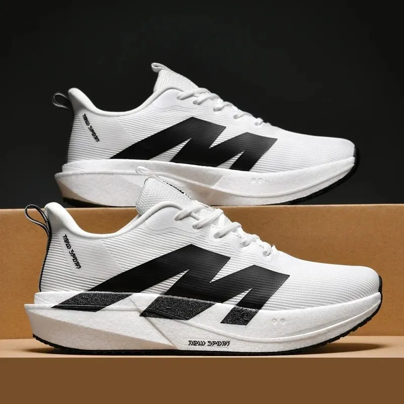 Men Marathon Running Shoes Carbon Board Speciality Sports Breathable Lightweight Women's Comfortable Athletic Sneakers Original — image 1