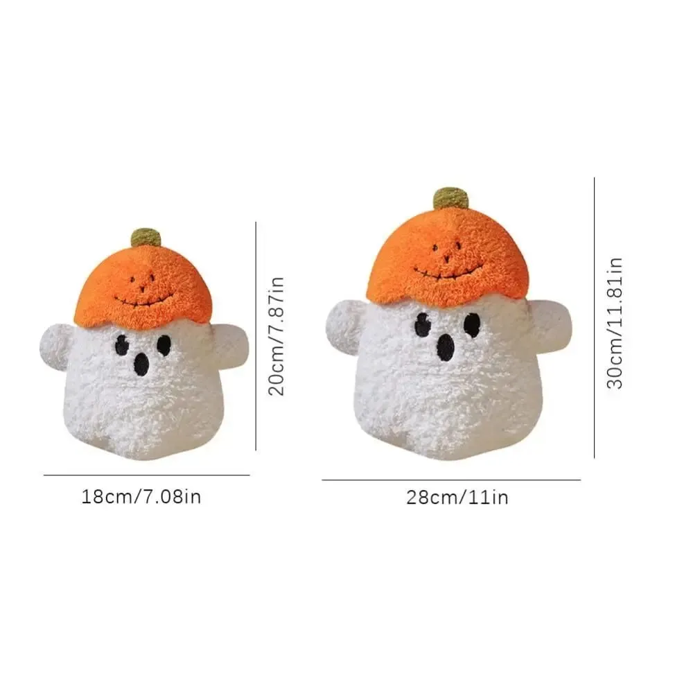 Cozy Ghost Decorative Cushion Hug Pillow Toy Plush Fabric PP Cotton Filling Ghost Decor Ornaments Halloween Pillow Home Decor — image 7