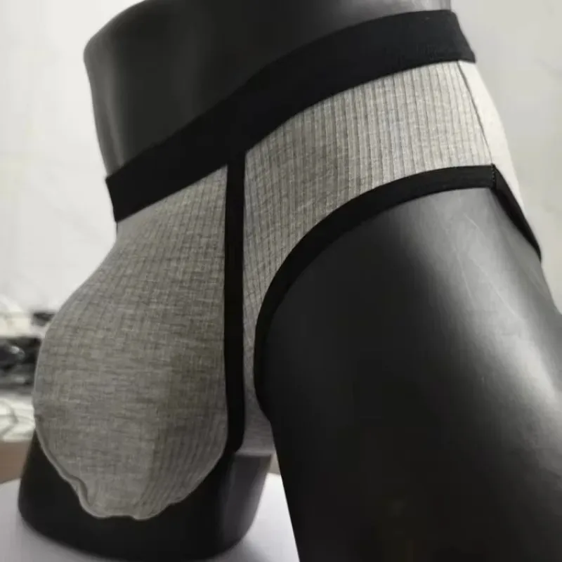 Cuecas masculinas com bolsos grandes são muito sexy. Roupa íntima esportiva masculina de grande espaço 3256810183240378 — image 15