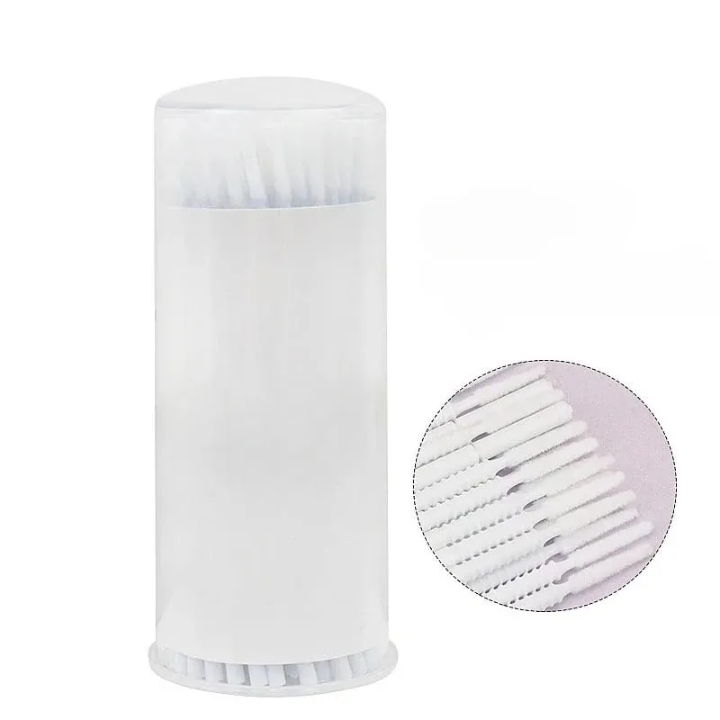 100 Pcs Disposable Spiral Mascara Applicator Lashes Brushes Eyelash Extension Makeup ToolsBrush Handle Microbrush — image 9
