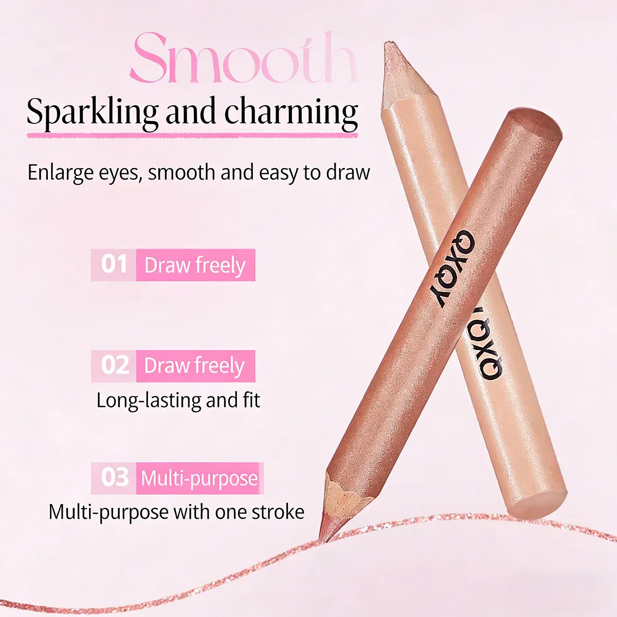 3D Under-Eye Highlighter Pen Waterproof Smudge Resistant Long-Lasting Multi-Use Eye Liner Brightening — image 4