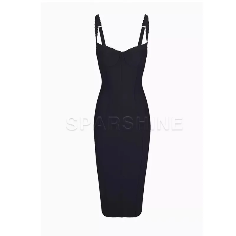 Vestido feminino sexy com estampa de leopardo, sem mangas, justo, bodycon, meia panturrilha, roupa de balada, vestidos de festa à noite