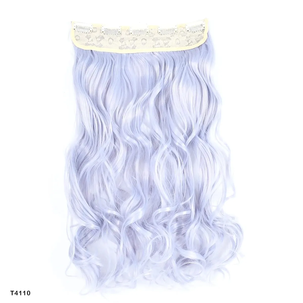 Zolin Clip in Hair Extension One Piece Long Straight Hair Black Gray Color Synthetic Hairpieces For Women Cosplay Use — image 13