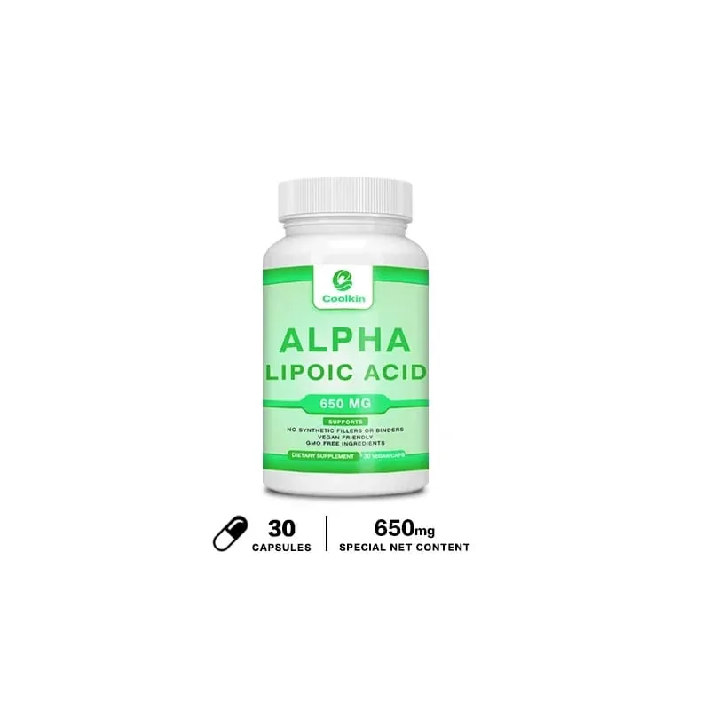 Alpha Lipoic Acid - for Nerve Health Circulation Brain Function Cognition Support Antioxidant Nutritional Supplement