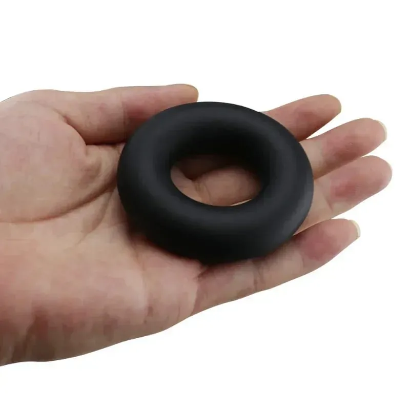Silicone Penis Ring Lock Sperm Delay Rings para sa Mga Lalaki Gay Delay Ejaculation Soft Ring Adult Sex Toys Male Masturbator Cock Ring — image 3