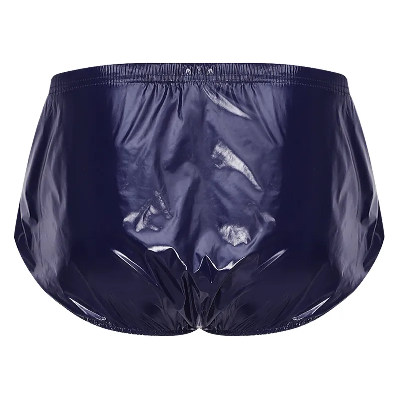 Cuecas masculinas com capa de fralda à prova d'água, com botões de pressão frontal, anti-vazamento, roupa íntima adaptável para idosos, necessidades especiais — image 4