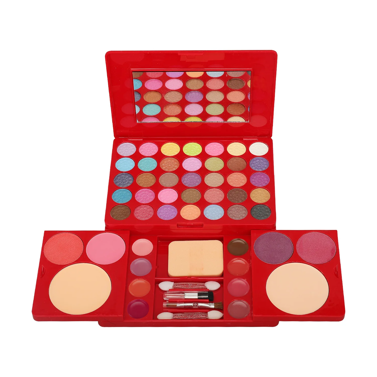 Makeup Kit Full Set for Women Multi-functional All in One Box Red 49 Color Face Lip Eye Shadow Highlighter Brush Make up Palette