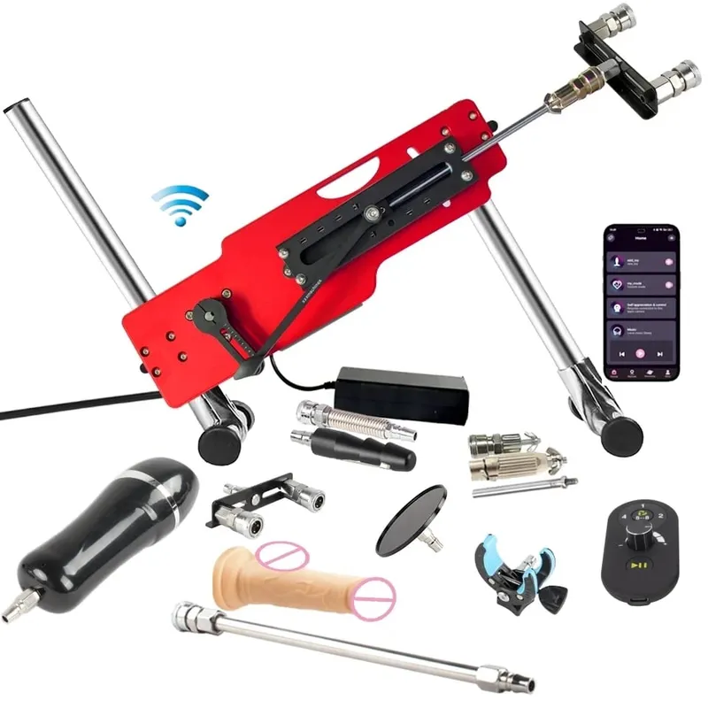 2026 New Mute APP Control Sex Machine for Sex Life Love Machine with Vac-u-Lock Dildo Attachments Adult Sex Toy 120W