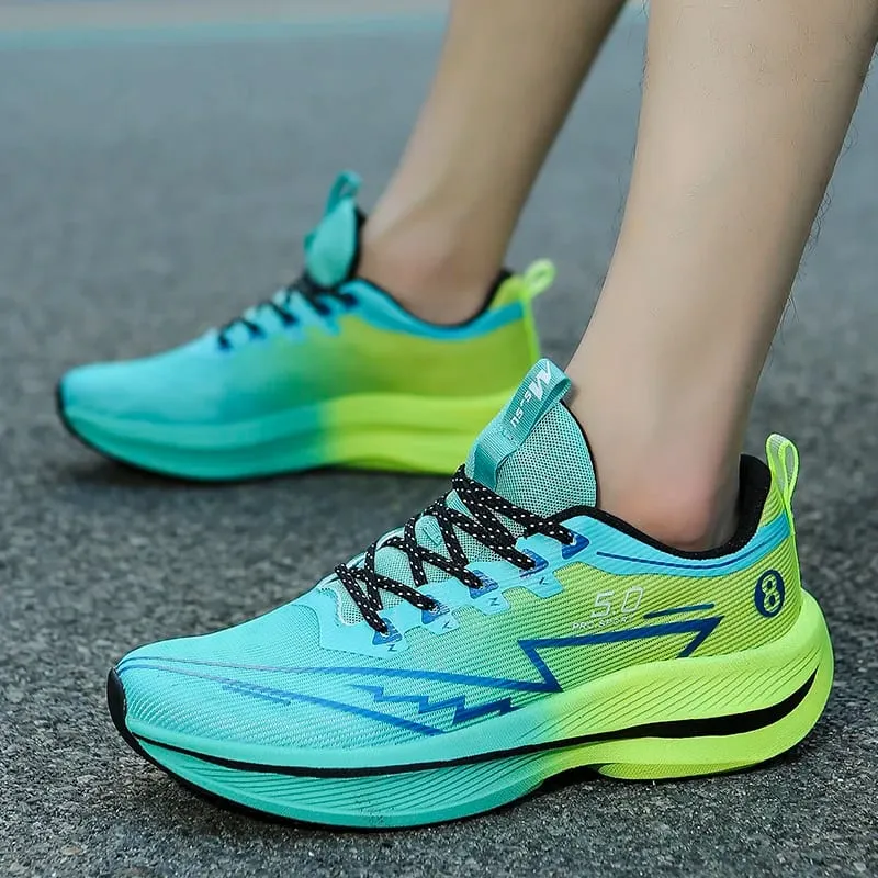 Men Sports Running Shoes Casual Marathon Lightweight Women's Comfortable Athletic Nonskid Walking Sneakers Outdoors Couple Shoes — image 5