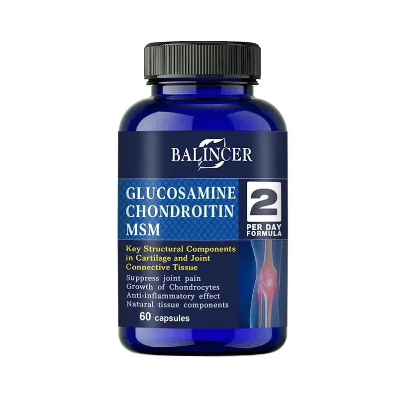 Glucosamine Chondroitin MSM - para sa Joint and Knee Health Immune System Non-GMO 120 Capsules — image 8