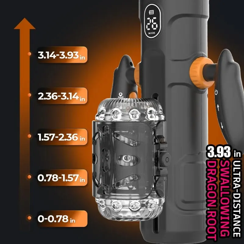 Masturbador masculino, máquina de impulso, automática, telescópica, alça dupla, máquina sexual, Stroker, bolso, buceta, brinquedos sexuais adultos para homens 18 — image 2