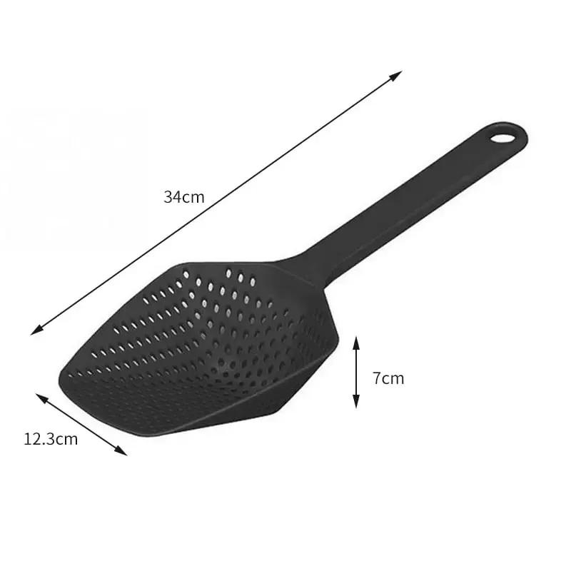 Strainer Spoon Large Funnel Fried Food Strainer Vegetable Food Water Filter Portable Home Kitchen Cooking Tools — image 6