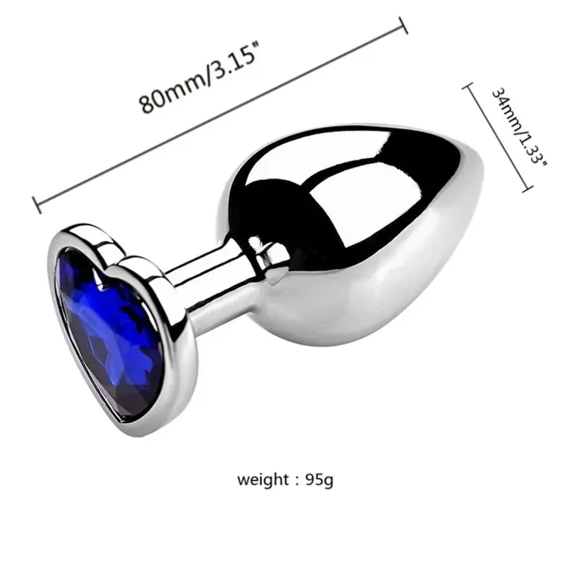 S/M/L Metal Anal Plug Butt Plug Sex Toy Butt Toy for Women Men Couples Gay Adult Game Masturbator Anal Diamond Sex Shop — image 13