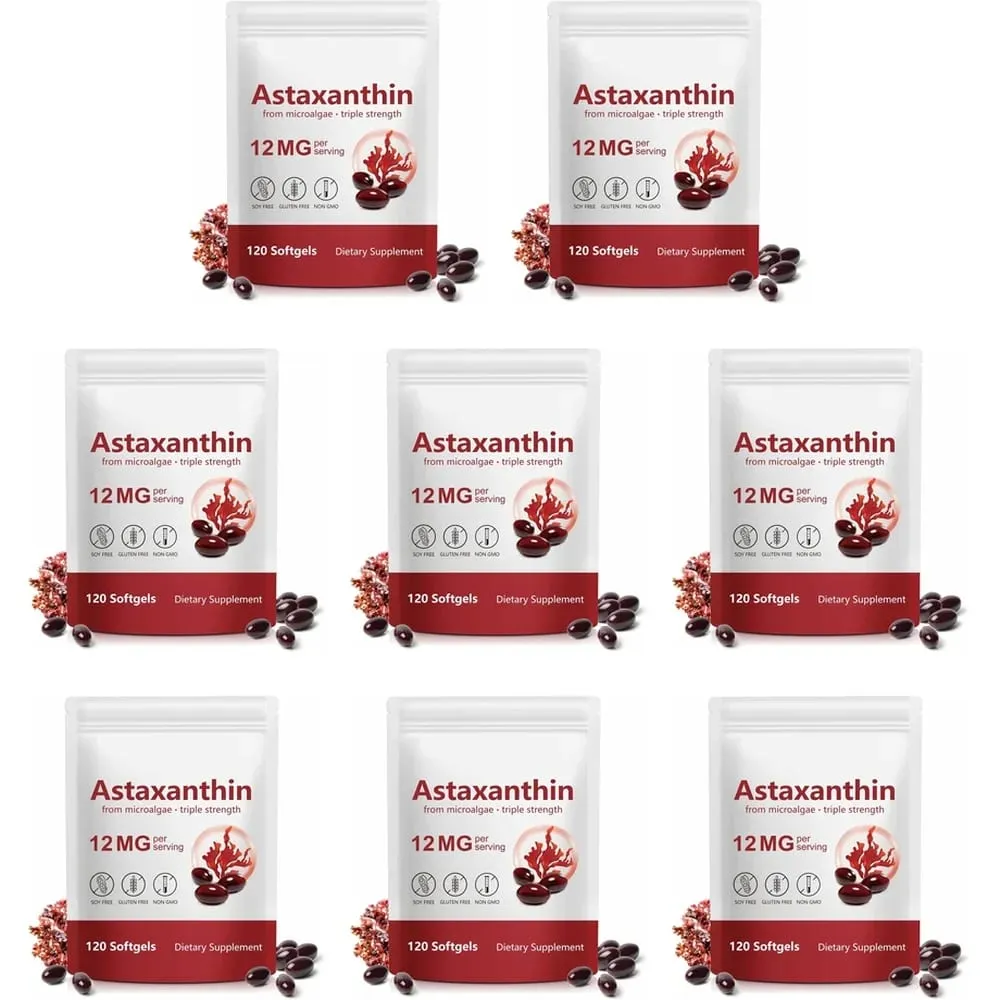 Astaxanthin 12mg Softgels Triple Strength Antioxidant Support for Skin Eye Joint & Immune Health – 120 Count 4‑Month Supply — image 11