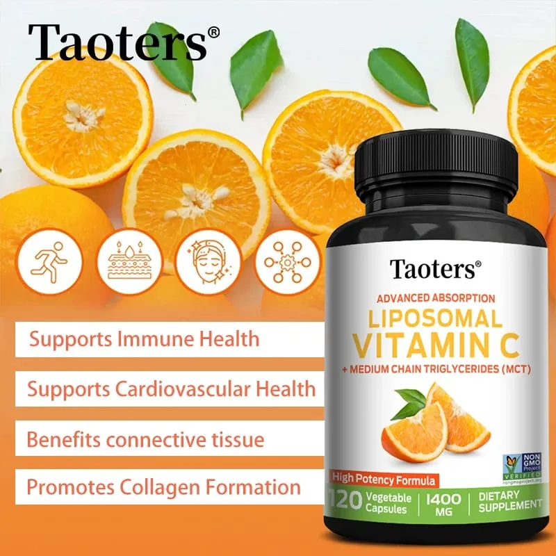 Vitamina C lipossomal 1400mg - Promove a produção de colágeno, suporte imunológico, poderoso antioxidante — image 5