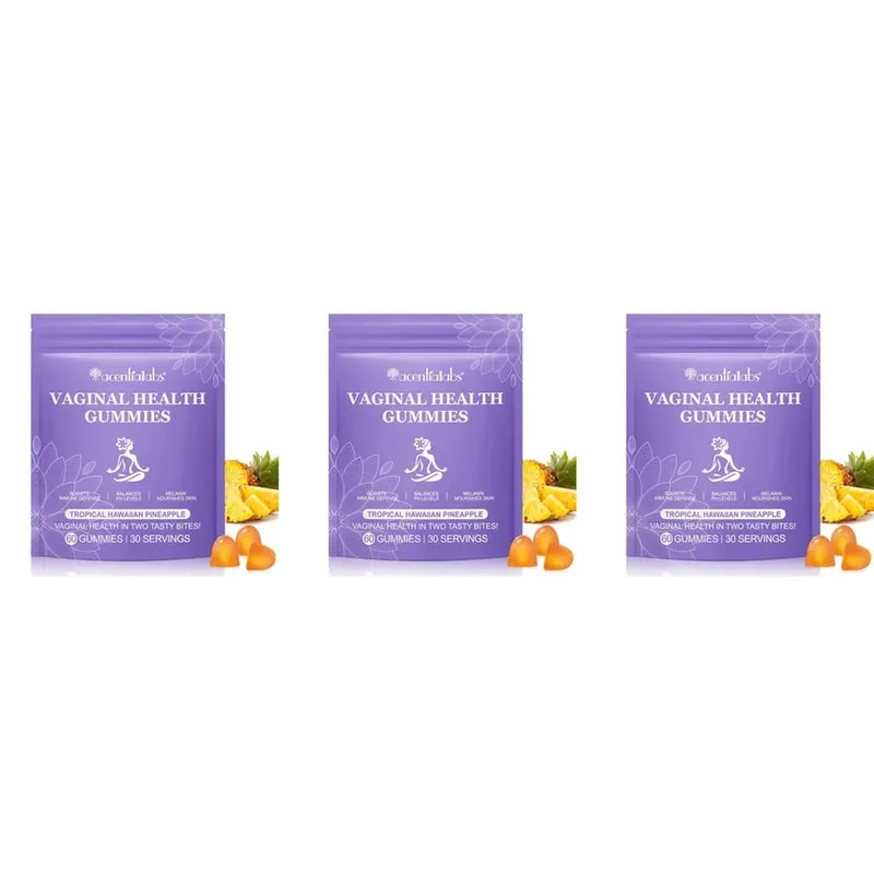 Acentiallabs Vaginal Health Gummies with Bacillus Coagulans and Vitamin C Supports Immune Defense and PH Balance 60 Gummies — image 9
