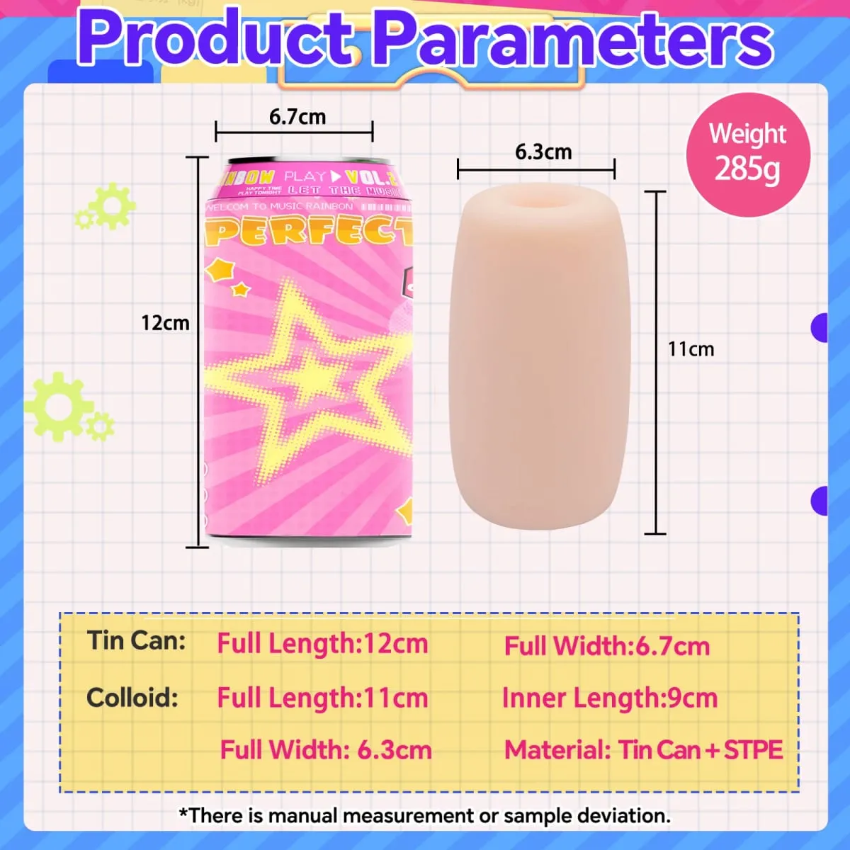 YUU Sex Toys Masculino Escondido Enlatado Copo Masturbação VER.2 Soft STPE Bolso Artificial Buceta Masturbadores para Homens Onahole 7 Cores — image 6