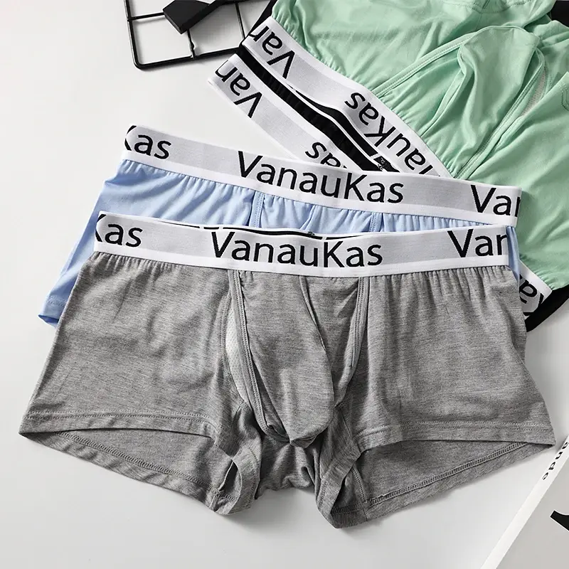 Men's Modal Boxer Shorts with 3D Support Pouch And Convenient Side Opening Design for Comfortable Wear — image 4