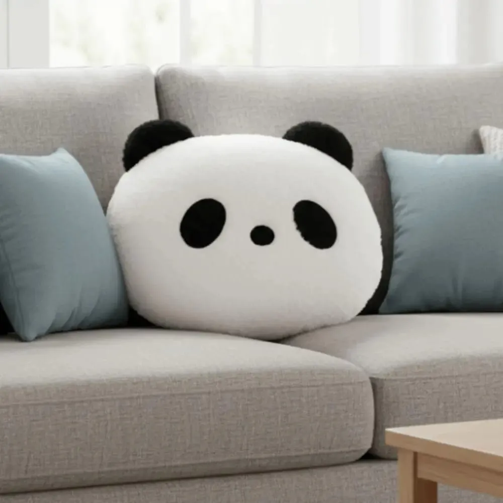 Stuffed Animal Plush Panda Cushion Bedroom Sofa Home Decoration Stuffed Panda Pillow 30cm Kawaii Panda Throw Pillows — image 5