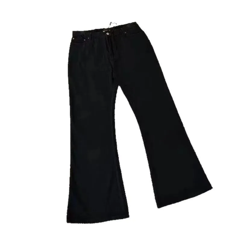 Korean Style Streetwear Slim-Fit Cleanfit Flared Jeans for Men Simple Trendy Vibe Casual Long Pants — image 6