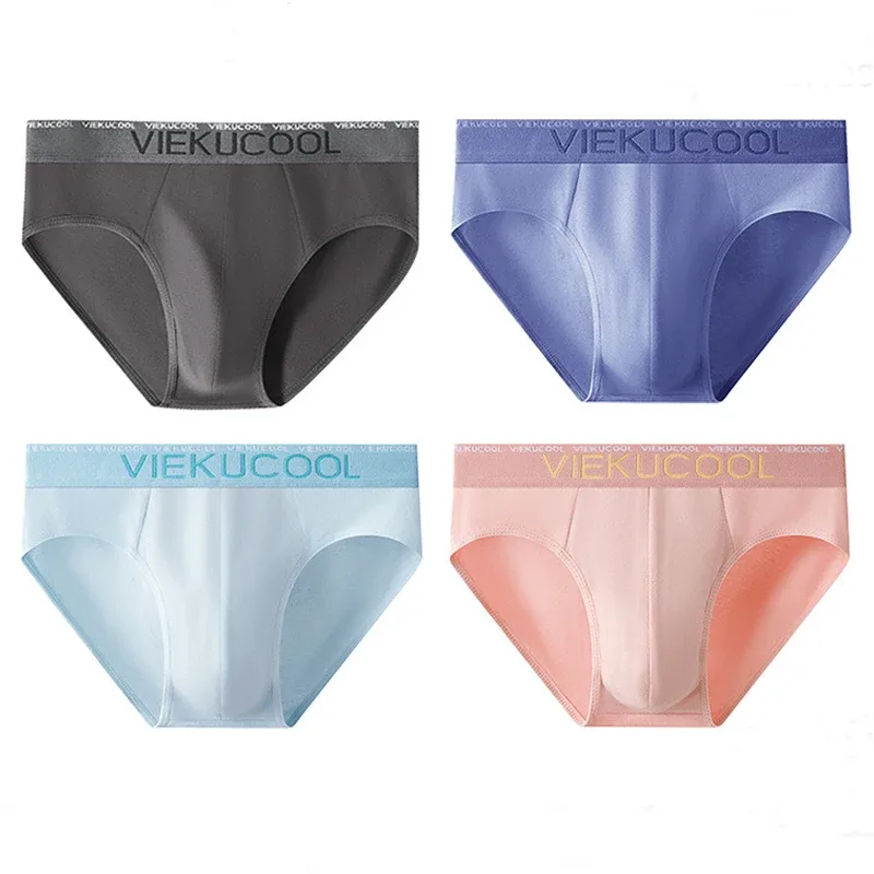 1pcs Cotton Mens Sexy Briefs Teenagers Sport Underwears Plus Size Fat Men's Underpant Students Breathable Fashion Casual Panties