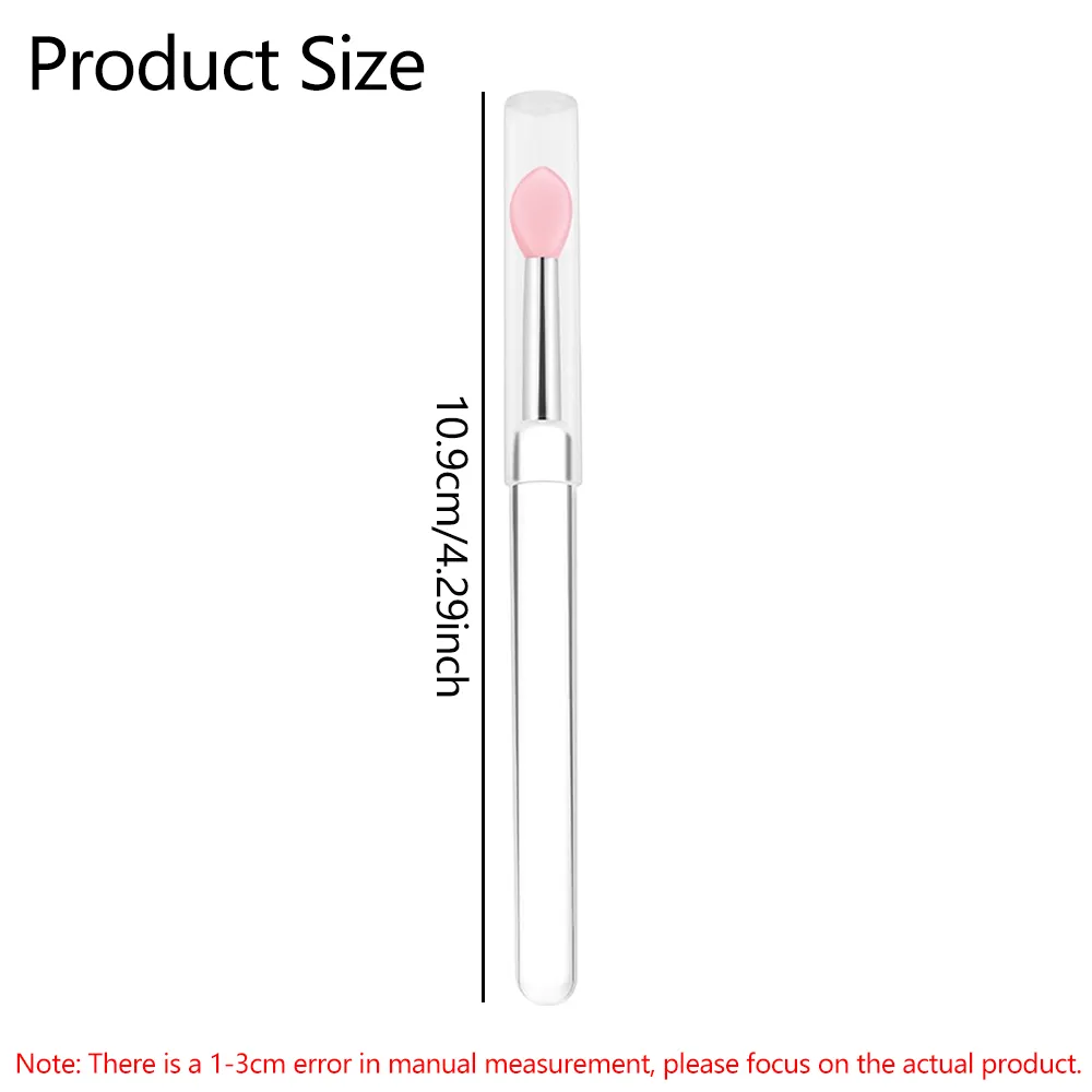 3/15 PCS Silicone Lip Mask Applicator Reusable Lip Brush Transparent Lipstick Tool For Lip Gloss Eyeshadow Brushes Εργαλεία μακιγιάζ — image 2
