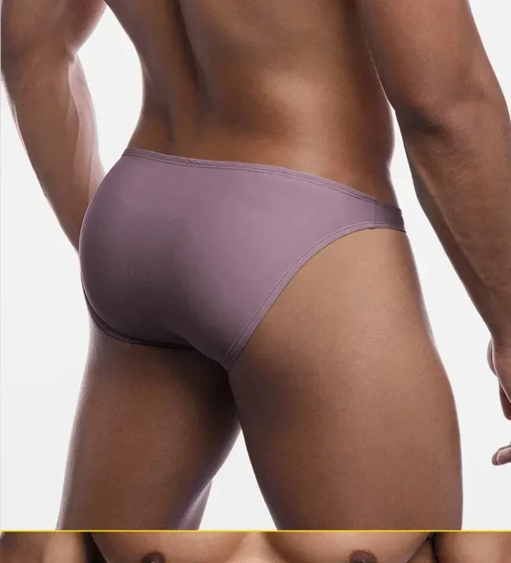 Men Modal Low‑Rise Briefs Sexy Solid Color Simple Triangle Underwear Sports Breathable Comfortable Male Panties — image 25