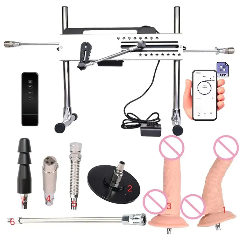Rough Beast APP Control Makapangyarihang Sex Machine para sa Babae at Lalaki Masturbesyon Love Machine na may Dildo Toy Shop Penetration Sextoys — image 32