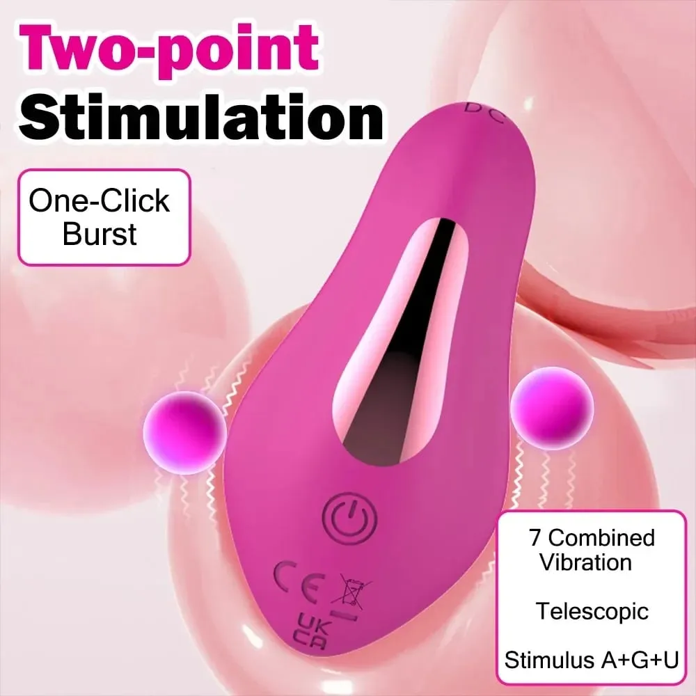Wearable Bluetooth Panties Vibrator Vagina Clitoris Stimulator Massager APP Control Wearable Vibrating Egg Sex Toy for Adult