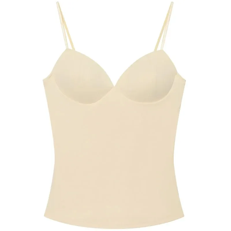 Sexy Women Corset Slip Top Summer Burgundy Tanks & Camis Elegant Sleeveless Backless Cup Top Spandex Nylon Bustier Camisole