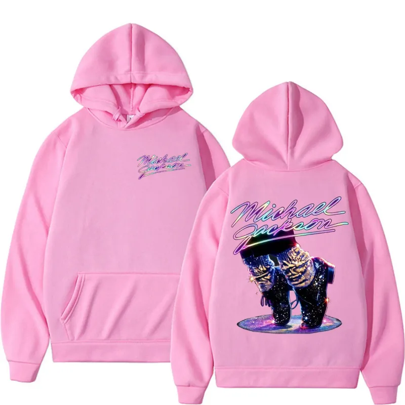 Michael Jackson King of Pop Graphics Hoodies Hip Hop Pop Music Fashion Sweatshirts Men Women Casual Fleece Long Sleeve Pullovers — image 11