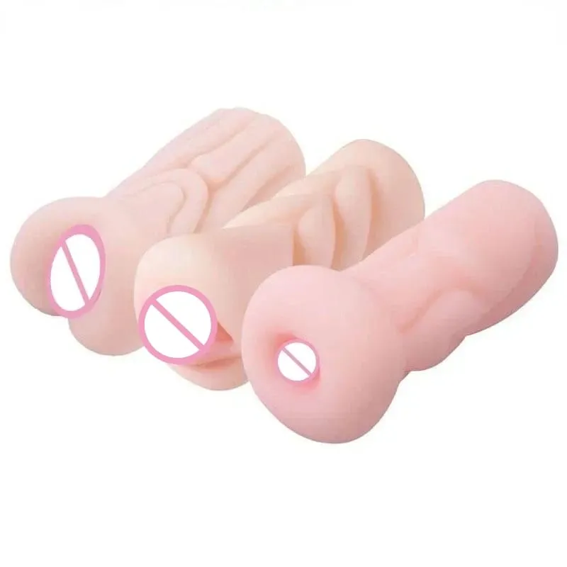 Men's Aircraft Cup Male Masturbator Oral Vaginal Anal Masturbation Soft Real Vagina Pocket Pussy Sex Toys para sa Mga Lalaki Blowjob — image 1