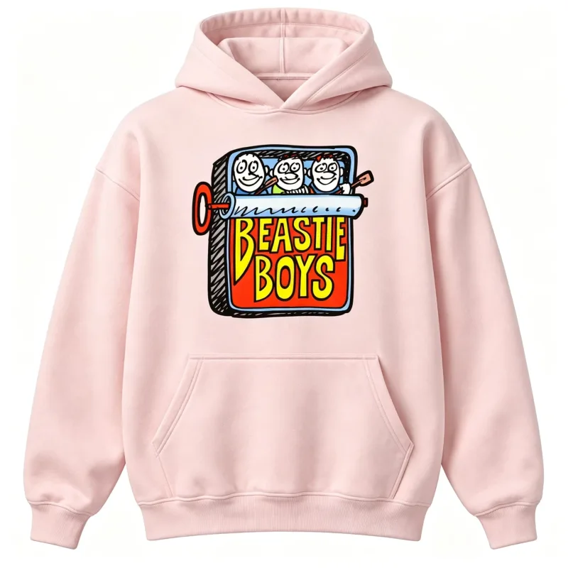 Beastie Boys Hip Hop Musik Vintage Design Luvtröja herr Höst Vinter Casual Damtröja med luva Unisex bomullsrock Topp — image 7