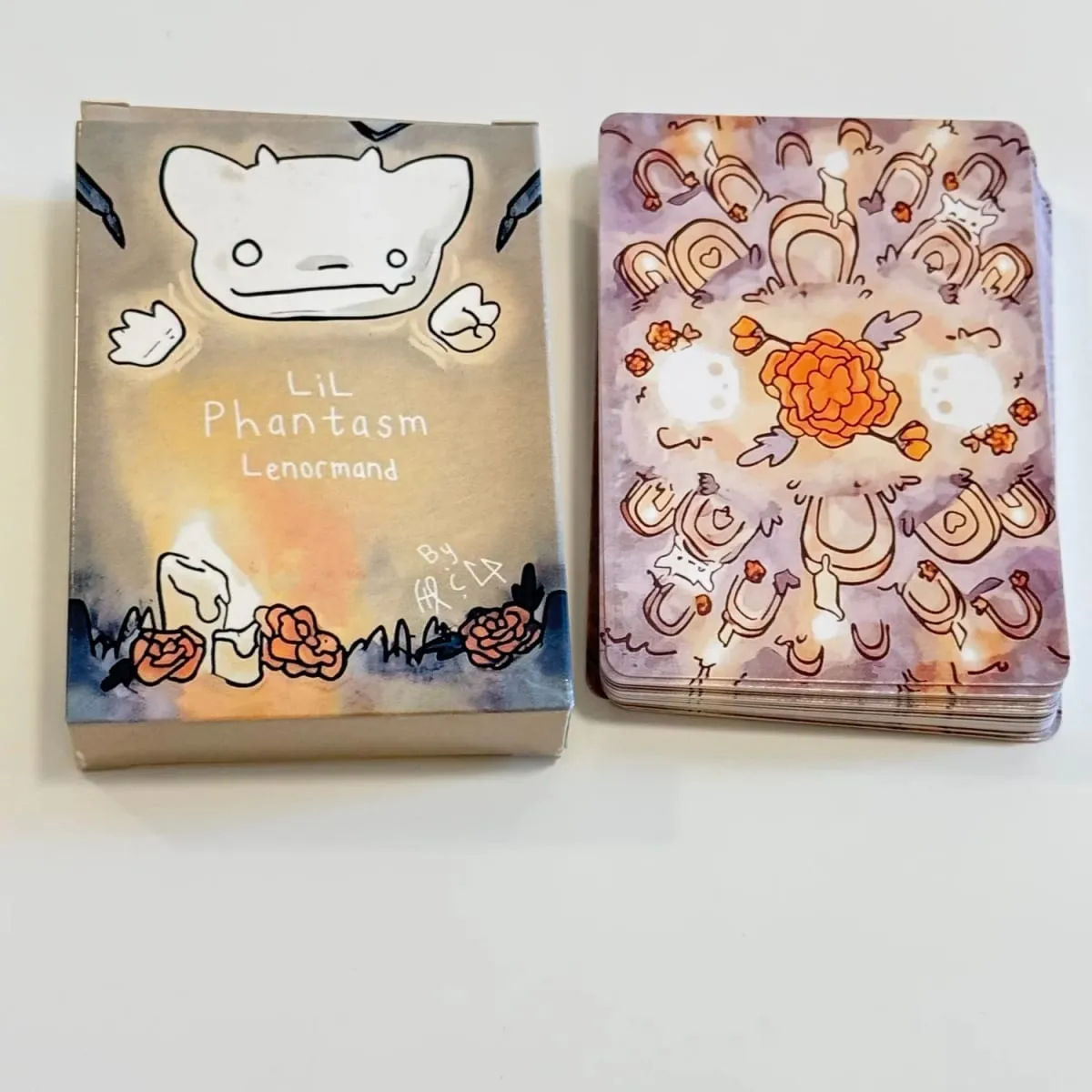 38pcs Lenormand Series Cards -Lil Phantasm Lenormand Oracle Deck English Tabletop Cards For Parties Precognition & Divination — image 4