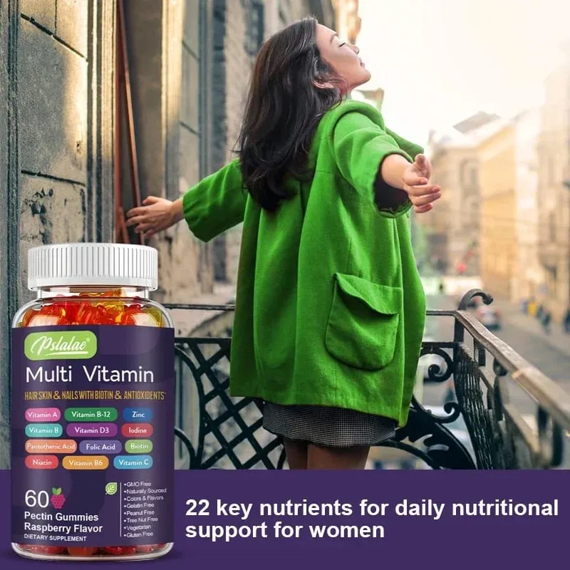 Multivitamin Gummies - Upang Magbigay ng Enerhiya para sa Balat ng Buhok at Mga Kuko Suporta sa Kalusugan ng Immune Pangkalahatang Kalusugan — image 6