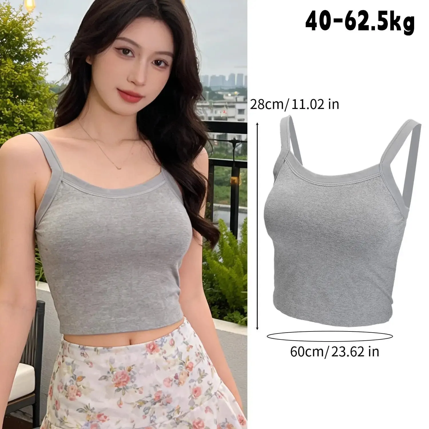 Sleeveless Women Tank Tops with Breast Pads Summer Sexy Slim Crop Top Basic T-shirt Vest Lingerie Bras Tube Tops Hot Underwear — image 11