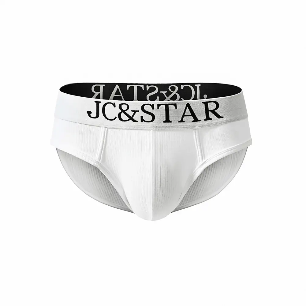 Cuecas masculinas atléticas com design de corte alto, cuecas de algodão com nervuras, conforto esportivo para homens, biquíni deslizante, tanga — image 9