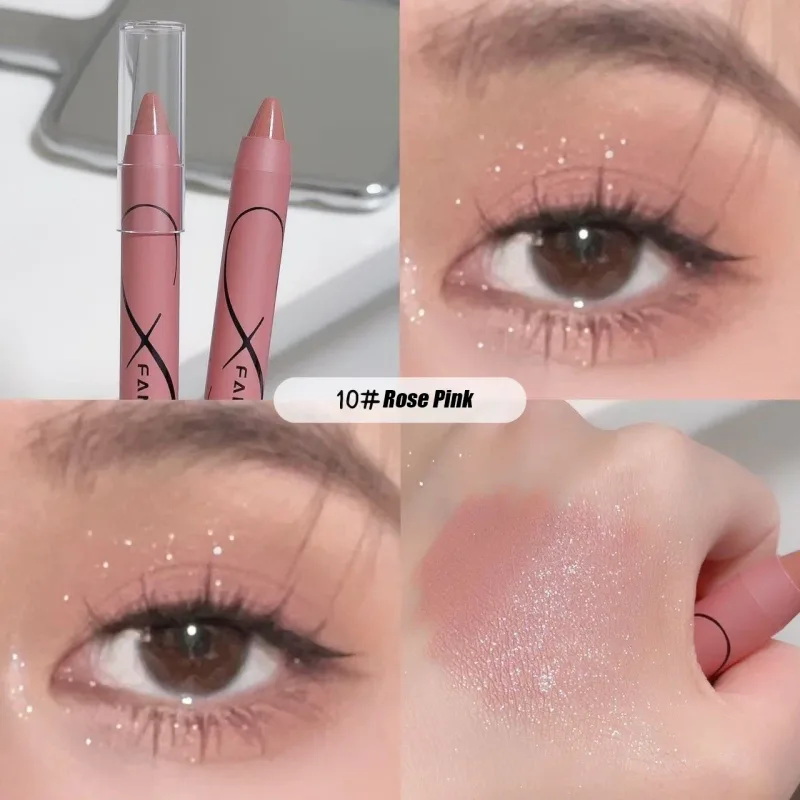 Pearl Lying Silkworm Highlighter Eye Shadow Pen Matte Glitter Eyeshadow Stick White Pearlescent Brightening Eyeliner Cosmetic — image 11