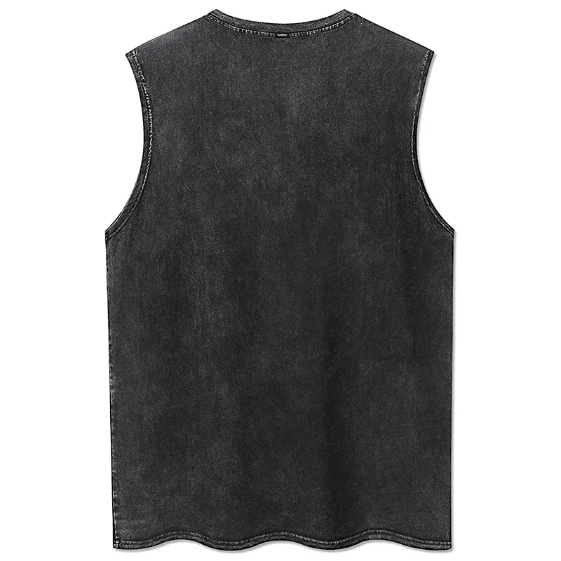 100% pamut Férfi ruházat Vintage Black Acid Mosó kapucnis Férfi Női Túlméretes Hip Hop Pulóverek Alkalmi pulóverek Y2K ruhák — image 13