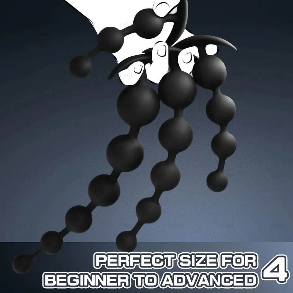 Mahabang Anal Beads Anal Plug Malaking Butt Plug Anal Balls Mga Laruang Sex Para sa Babae Mga Lalaki Prostate Massage Pull Bead Dildo Deep Vaginal Anal Toy — image 5