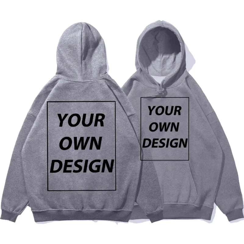 Personalizado diy impressão homem mulher outono inverno hoodies casual clássico pullovers simples confortável streetwear macio quente roupas esportivas — image 21