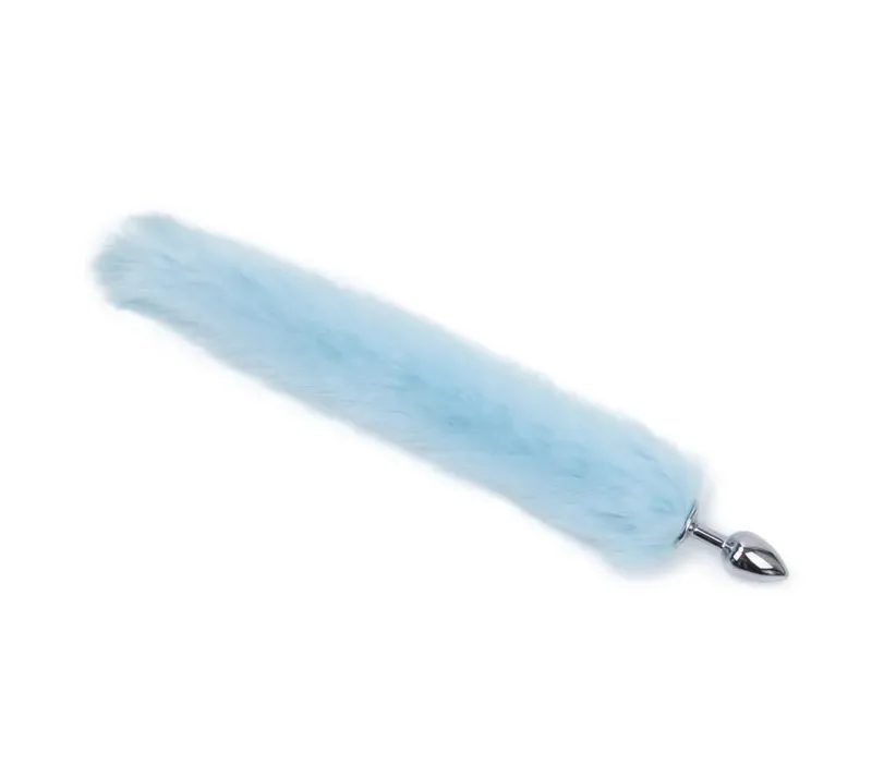 Plush Rabbit Tail Fox Tail Anal Plug Metal Butt Plug Prostate Massager BDSM Cosplay Erotic Sex Toy for Women Adults Sex Toy Gift — image 18