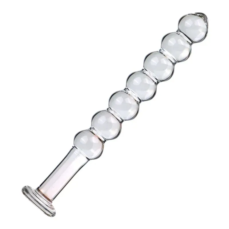 Plug Anal en verre, Six styles, perles de traction, double usage, petits godes, Plug Anal, Masturbation, dilatation postérieure, jouets sexuels pour adultes — image 4
