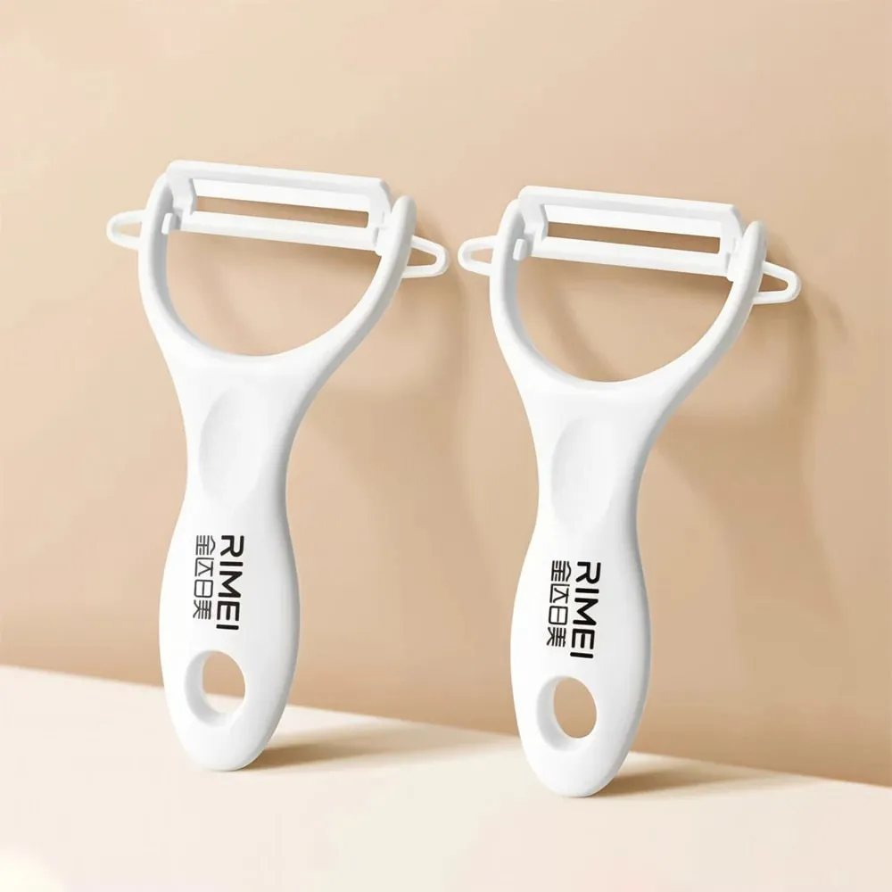 Ceramic Vegetable Peeler Household Kitchen Gadgets Multi-functional Peeler for Potatoes Carrots Cucumbers and Fruits — image 2